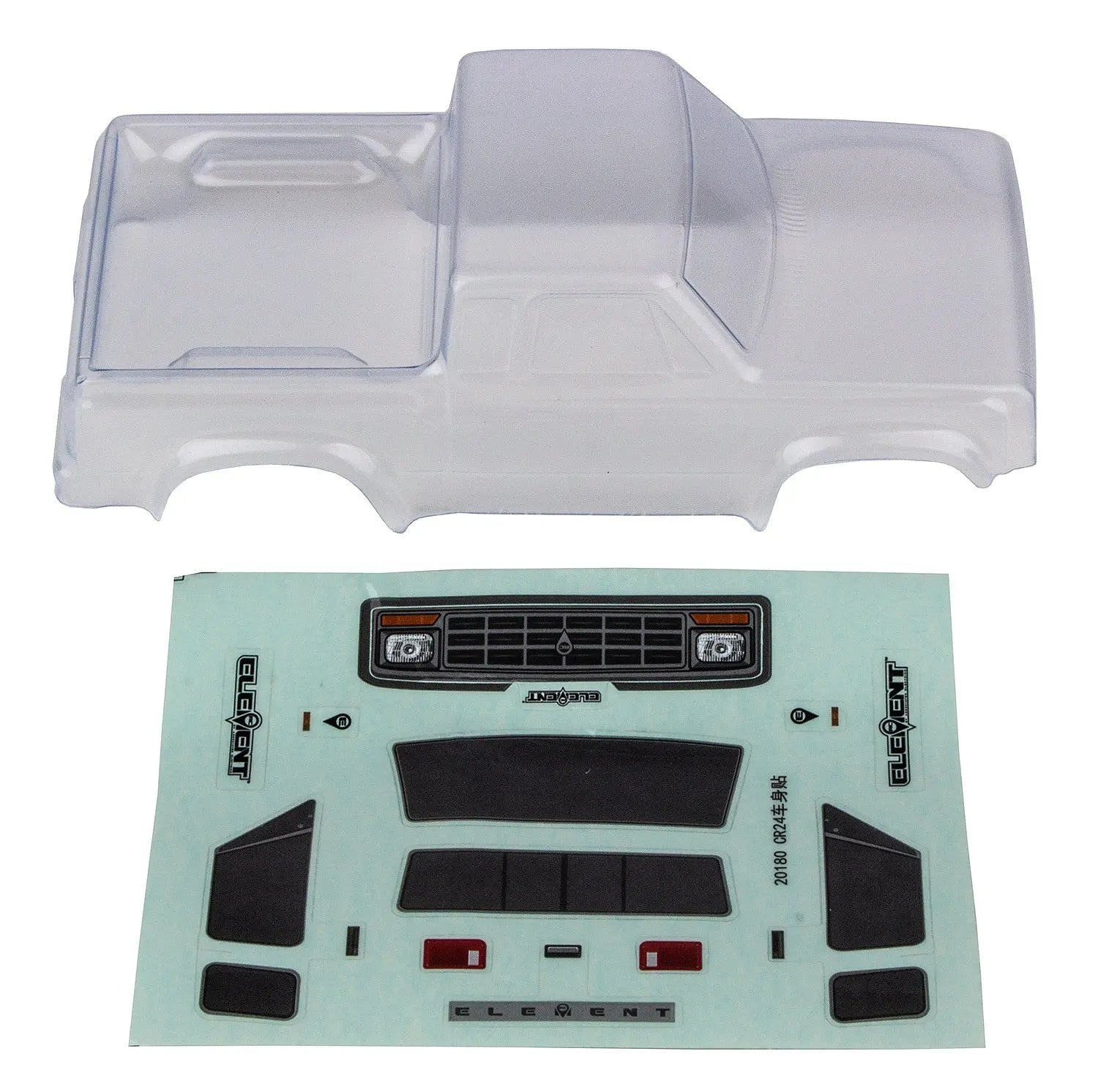 ASS21724 Enduro 24 Sendero Body, clear Team Associated