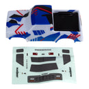 ASS21726 Enduro24 Sendero Body, red and blue Team Associated