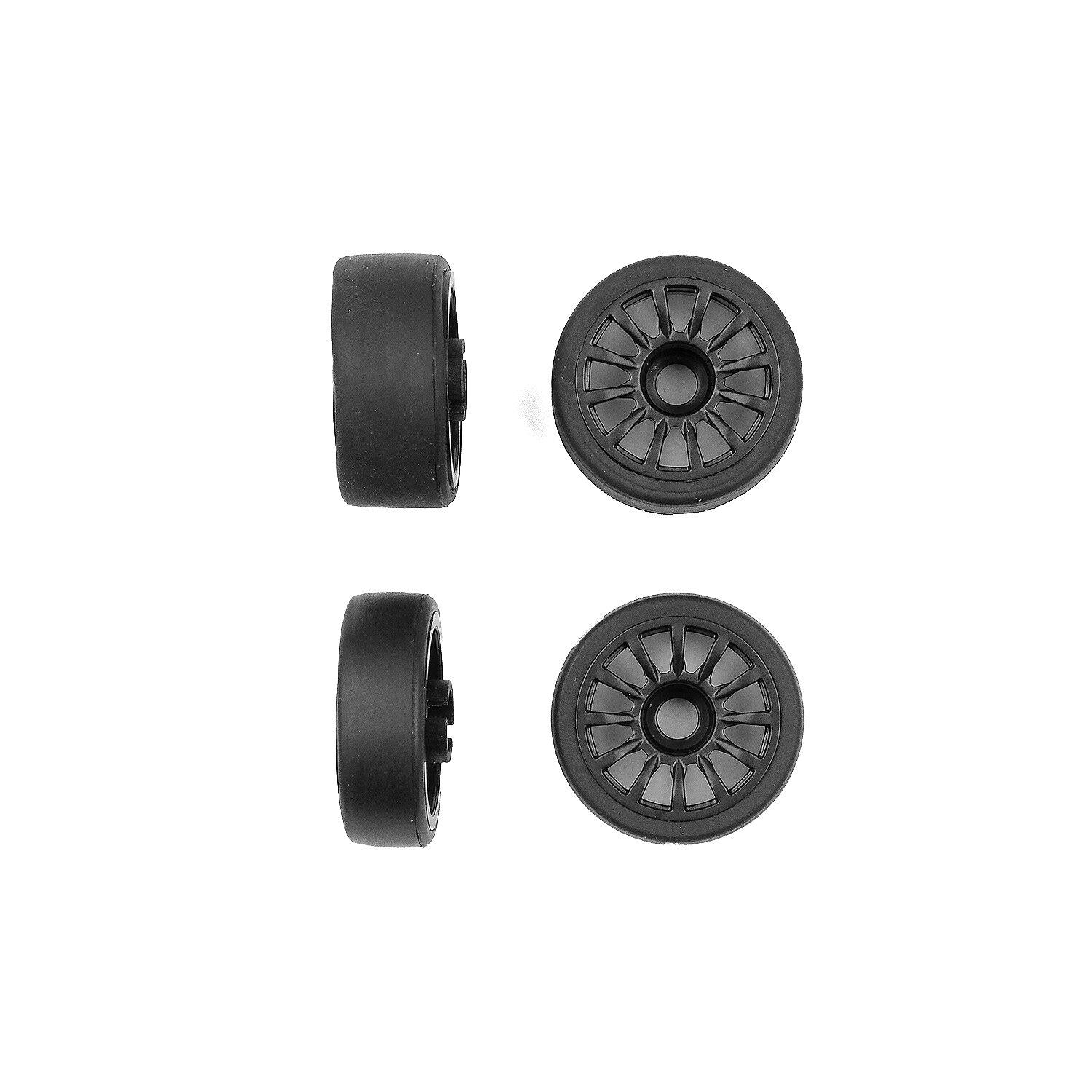 ASS21820 SR27 12-Spoke wheel and Tire Set TEAM ASSOCIATED