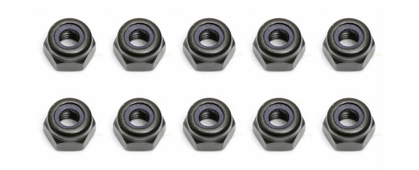 ASS25215 Locknuts, M3, black steel