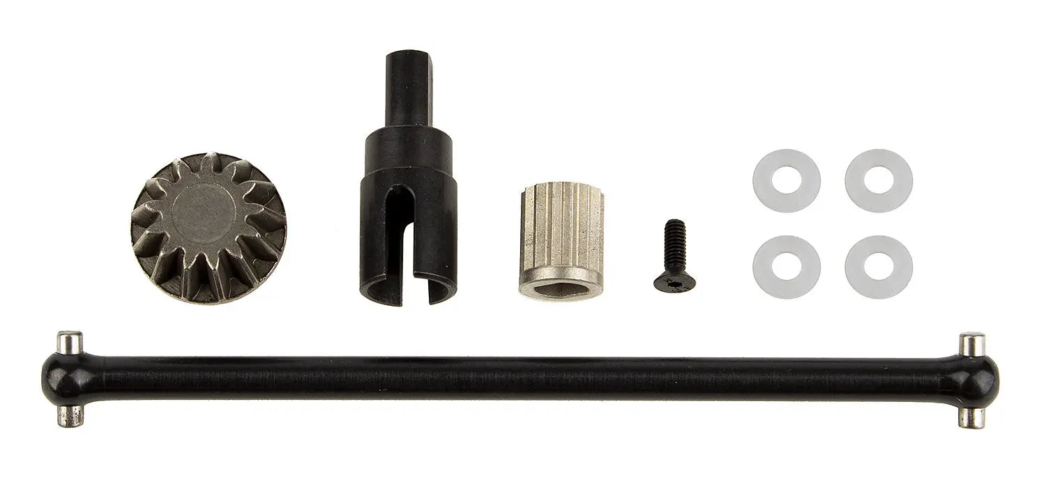 ASS25925 RIVAL MT8 Outdrive Shaft, Pinion, Dogbone Set Team Associated
