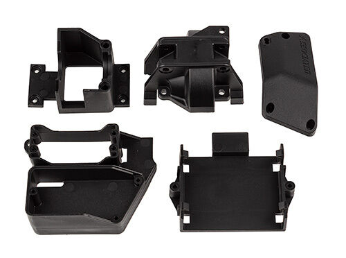 ASS26002 SR7 Center Gearbox, ESC Tray, Receiver Box Set