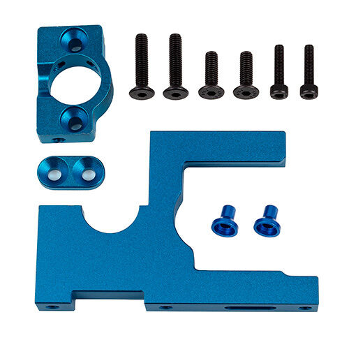 ASS26041 SR7 Motor Mount, blue aluminum