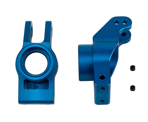 ASS26073 SR7 FT Rear Hubs, blue aluminum