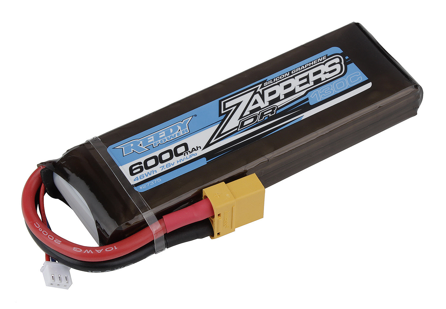 ASS27375 Zappers DR 6000mAh 130C 7.6V Stick (soft) w/XT90 Team Associated