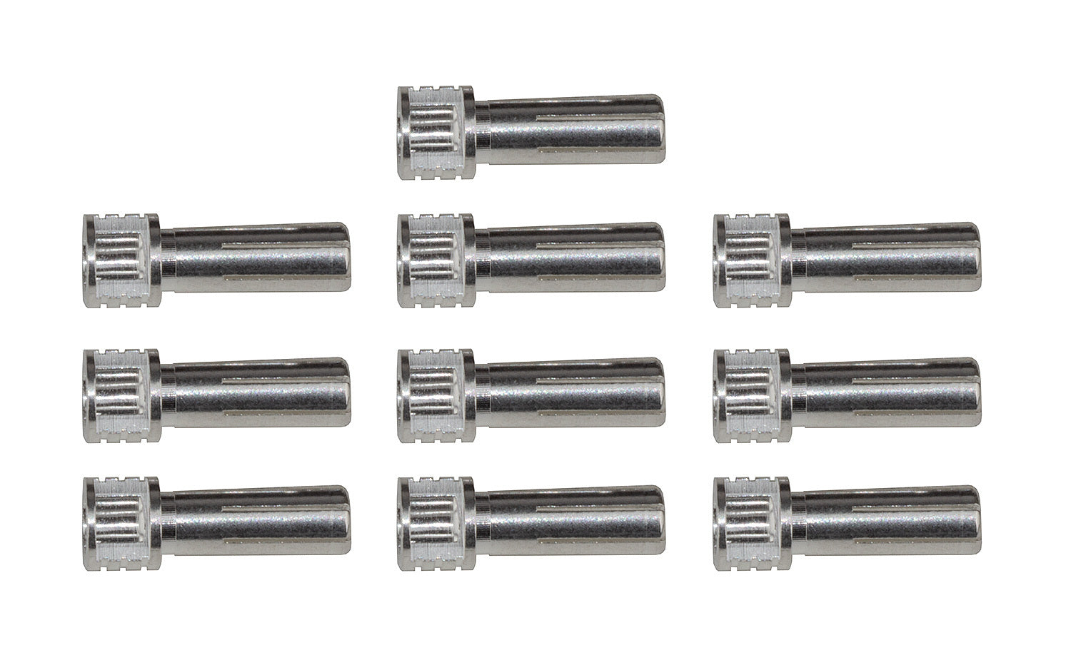 ASS27393 Grip Bullets 5mm x 14mm, silver, qty 10 Team Associated
