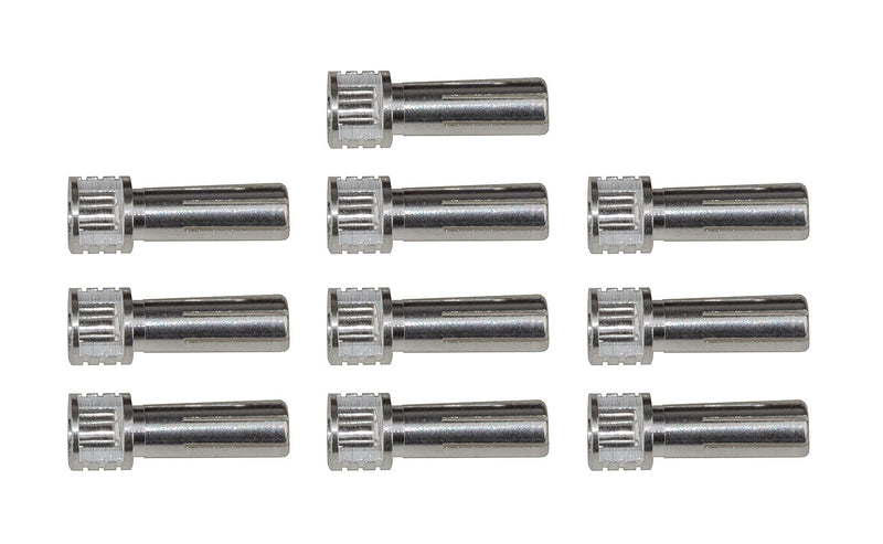 ASS27393 Grip Bullets 5mm x 14mm, silver, qty 10