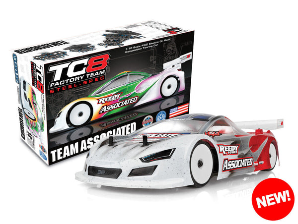 ASS30142 Team Associated TC8 STEEL-SPEC TEAM KIT