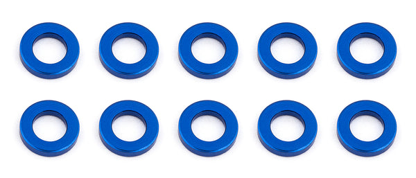 ASS31382 Ballstud Washers, 5.5x3.0x1.0 mm, blue aluminum