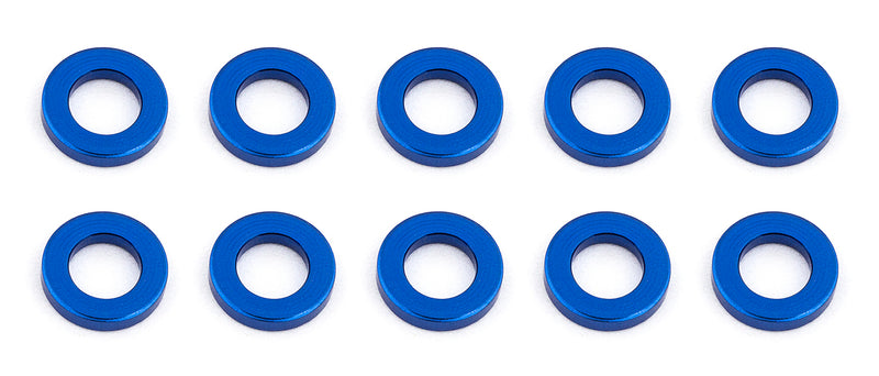 ASS31382 Ballstud Washers, 5.5x3.0x1.0 mm, blue aluminum