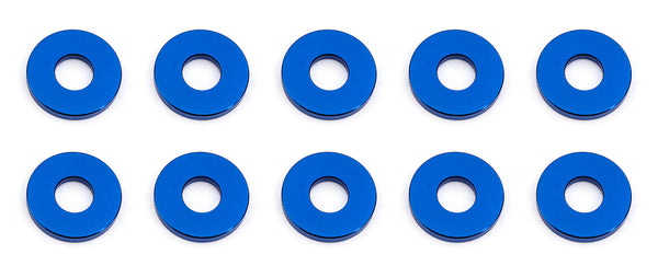 ASS31385 Bulkhead Washers, 7.8x3.0x1.0 mm, blue aluminum