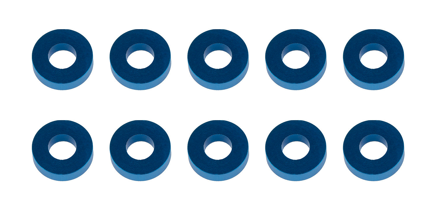 ASS31389 Washers, 7.8x3.5x2.0mm, blue aluminum Team Associated