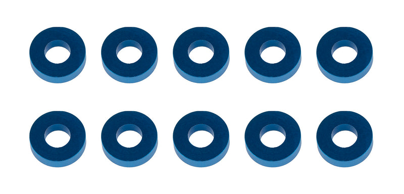 ASS31389 Washers, 7.8x3.5x2.0mm, blue aluminum