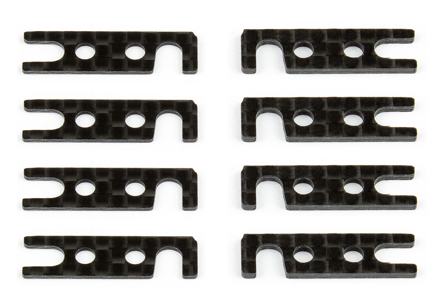 ASS31630 Arm Mount Shims, inner, carbon fiber Team Associated