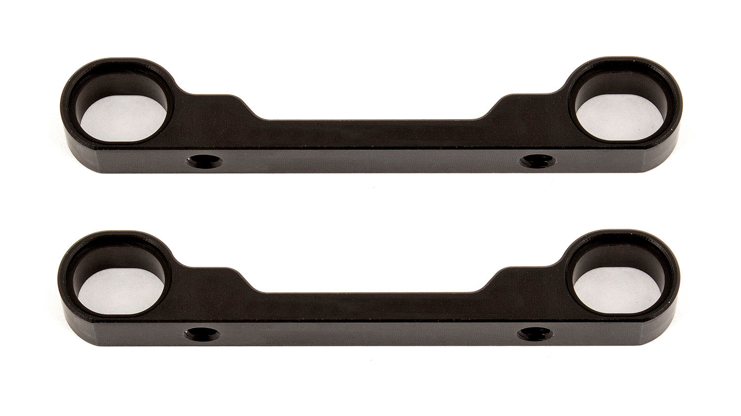 ASS31801 TC7.2 Outer Arm Mounts, black aluminum Team Associated