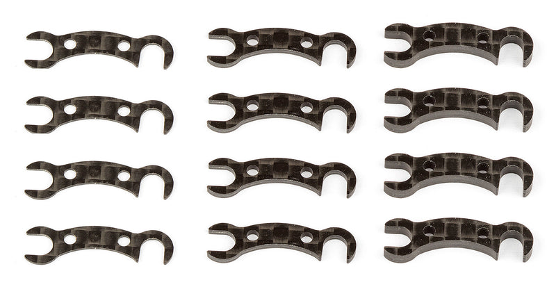 ASS31806 TC7.2 FT Camber Link Mount Shims, carbon fiber