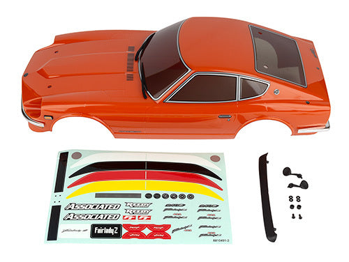 ASS31905 APEX2 Sport, Datsun 240Z Body, 918 orange Team Associated