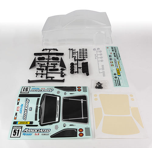 ASS31911 Apex2 Sport, A550 body, clear Team Associated