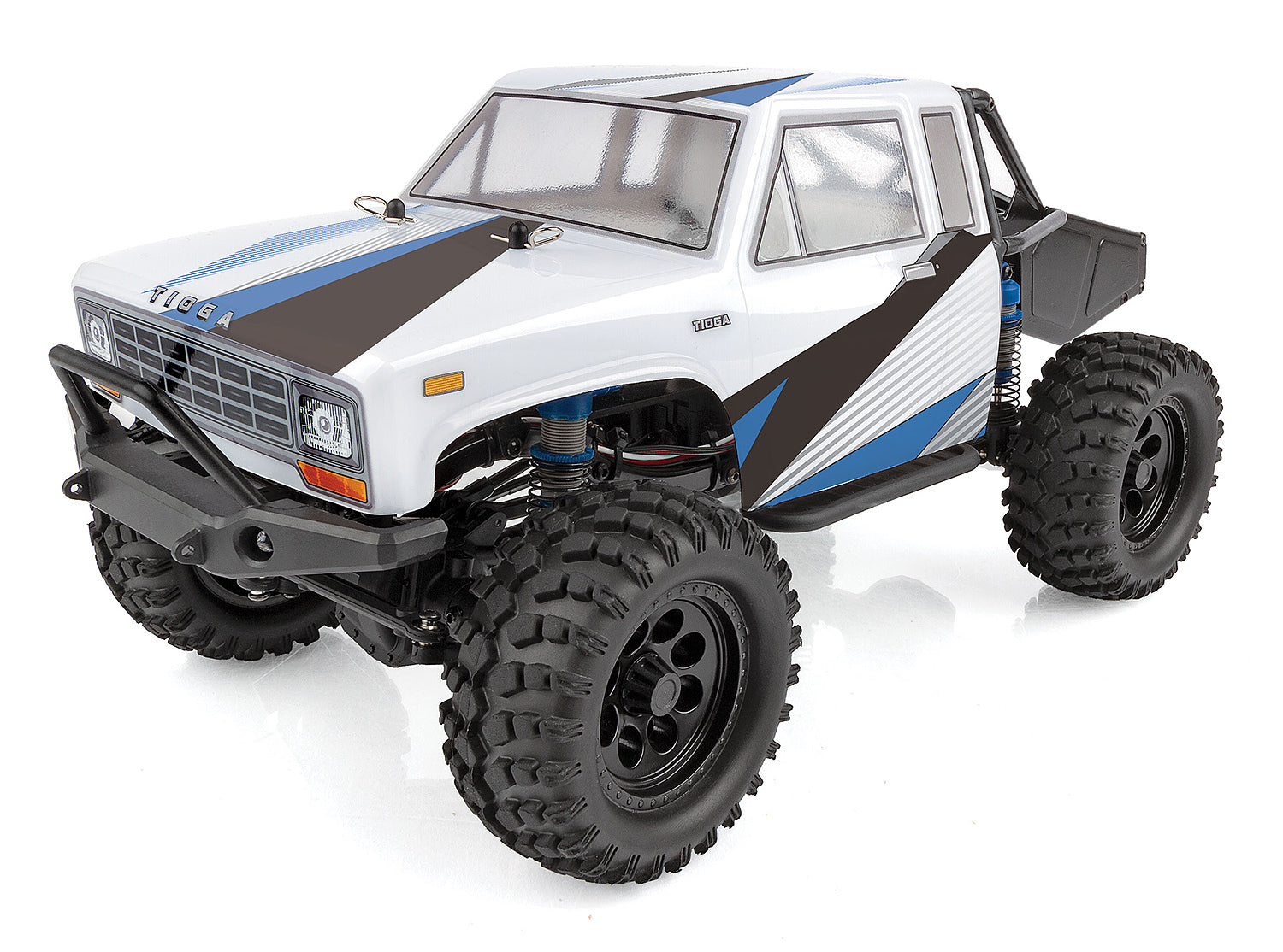 ASS40006 CR12 Tioga Trail Truck RTR, white and blue Team Associated