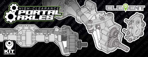ASS40128 Enduro Portal Axle Conversion Kit