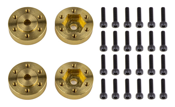 ASS42104 FT Enduro Beadlock Hex Adapters, brass