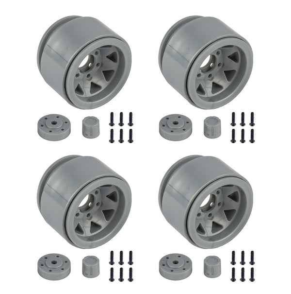 ASS42110 Enduro Trigon Wheels, 1.55 in, silver color