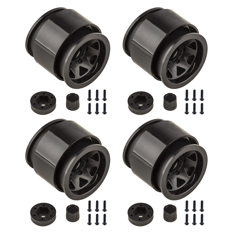 ASS42111 Enduro Trigon Wheels, 1.55 in, black