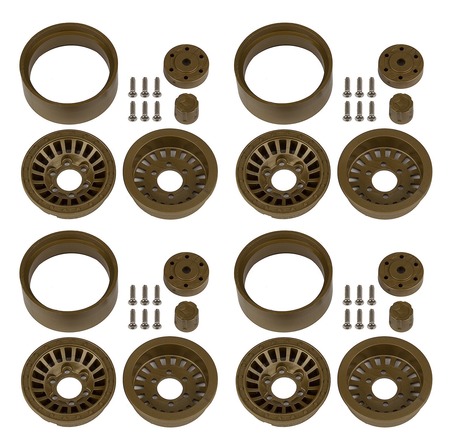 ASS42113 Enduro Urbine Wheels, 1.55", bronze color Team Associated
