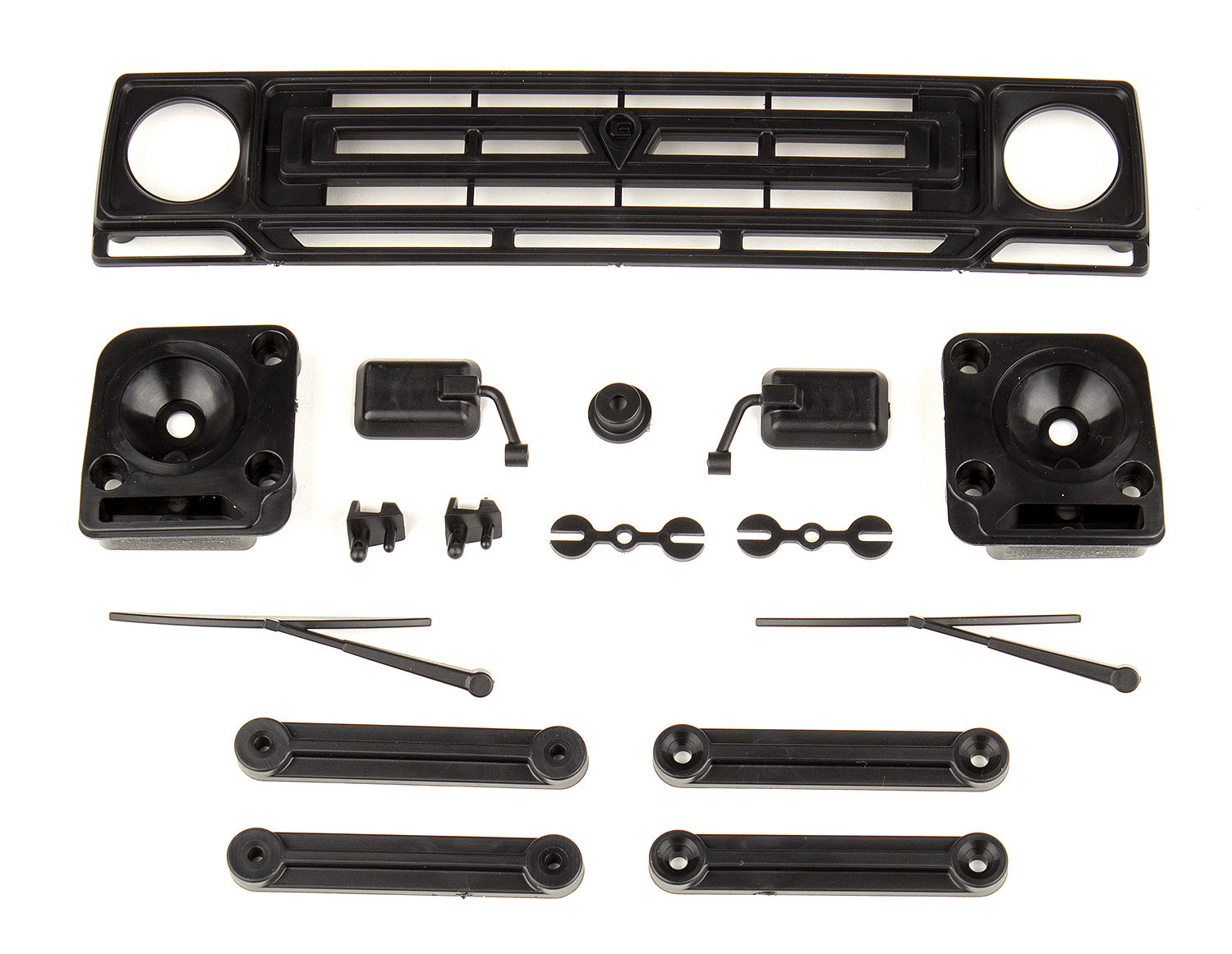 ASS42123 Sendero Body Accessories, black (USE ASS42125) Team Associated