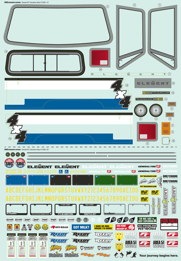 ASS42142 Trailwalker Body Decals