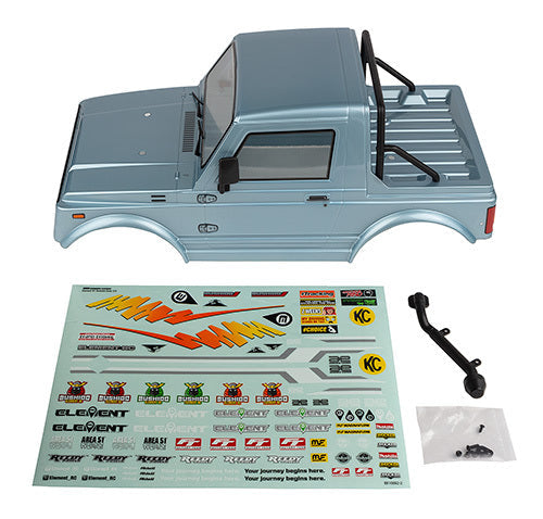 ASS42196 Bushido+ Body Set, metallic blue TEAM ASSOCIATED