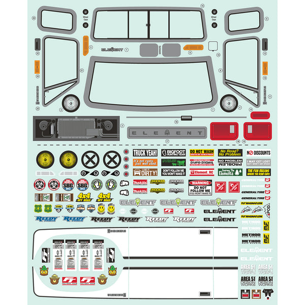 ASS42237 Sendero HD Decal Sheet