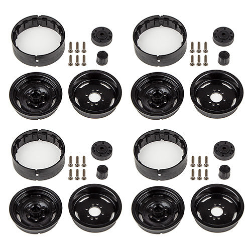 ASS42328 Enduro Steelie Wheels, 1.9", black Team Associated