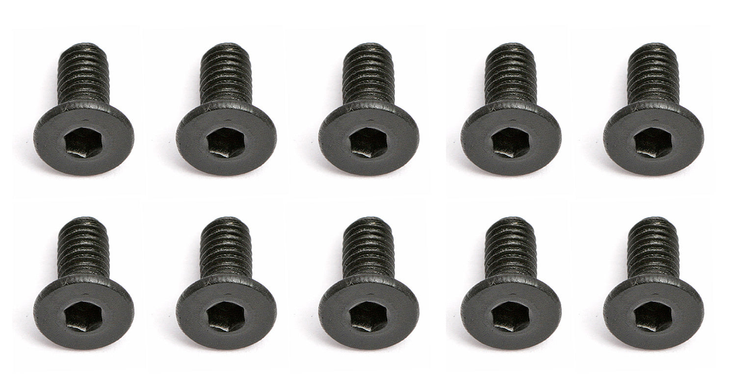 ASS4675 Screws, M2.5x6 in FHCS Team Associated