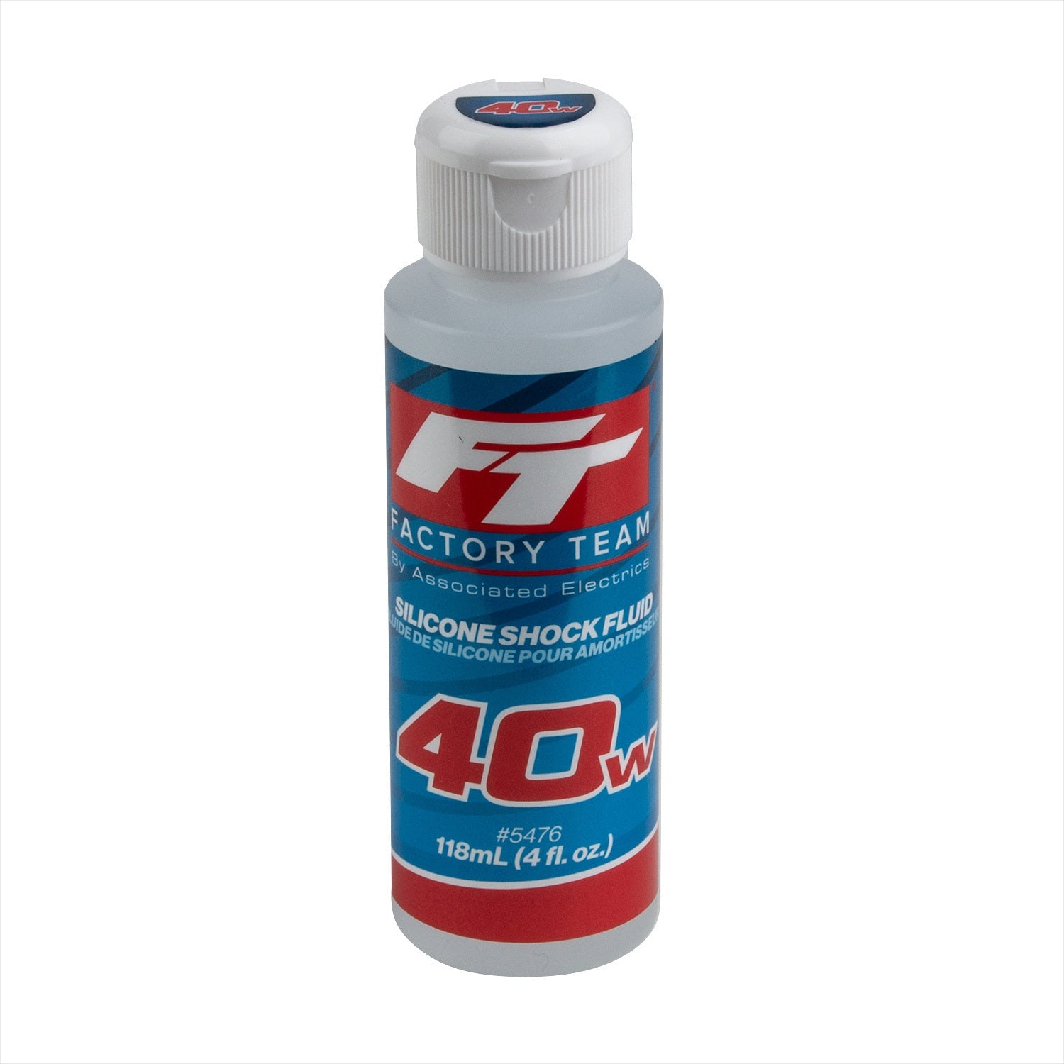 ASS5476 FT Silicone Shock Fluid, 40wt (500 cSt), 4oz. Team Associated