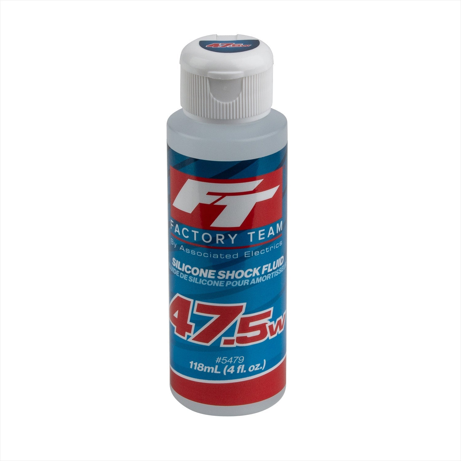 ASS5479 FT Silicone Shock Fluid, 47.5wt (613 cSt), 4oz. Team Associated