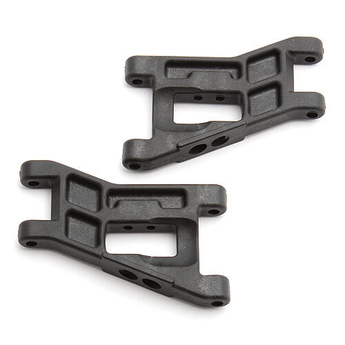 ASS6206 RC10WC FRONT WIDE SUSPENSION ARMS, BLACK TEAM ASSOCIATED
