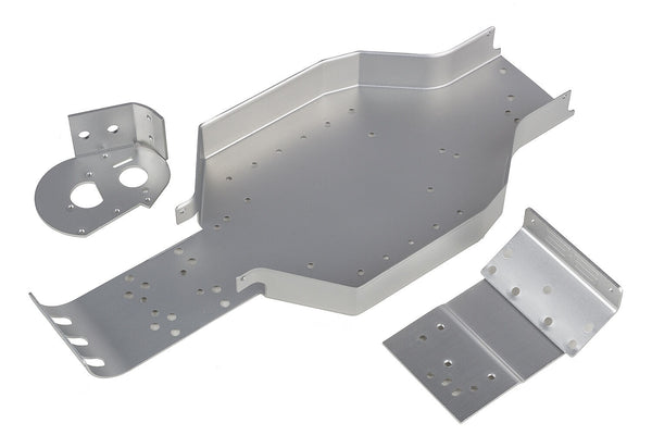 ASS6311 RC10CC Chassis, Nose Plate, Motor Mount, silver