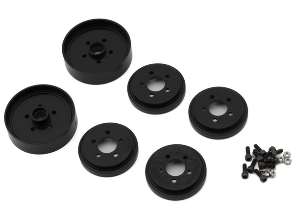 ASS6394 RC10 JAY HALSEY FRONT WHEELS, BLACK