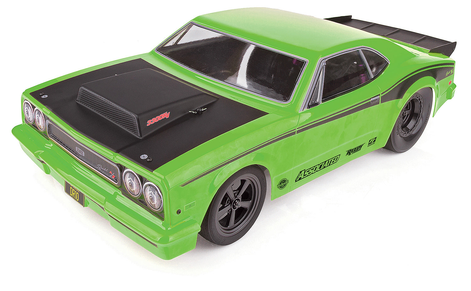 ASS70026 ***DR10 Drag Race Car RTR, green body Team Associated