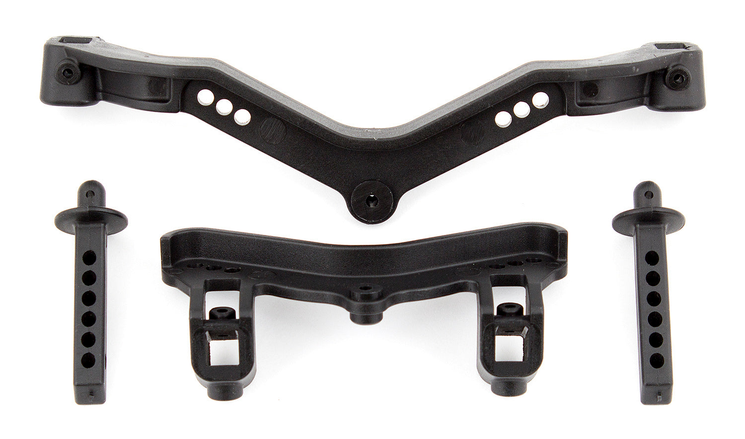 ASS71035 Front Body Mounts Team Associated
