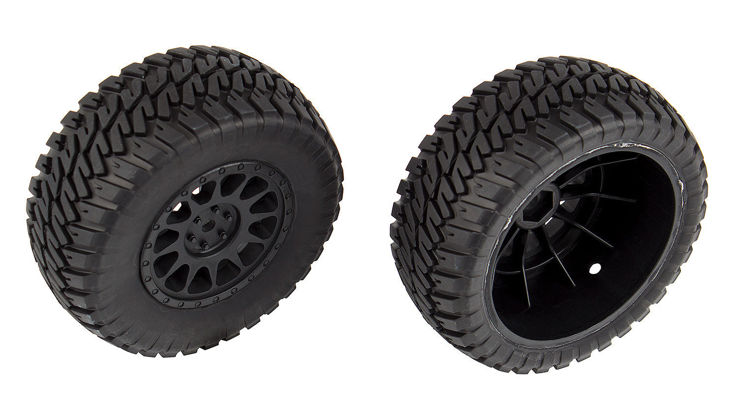 ASS71044 Multi-terrain Tires and Method Wheels, mounted Team Associated