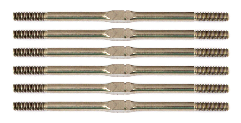 ASS71061 ProSC10 FT Titanium Turnbuckle Set, 3x67 mm/2.65 in, silver