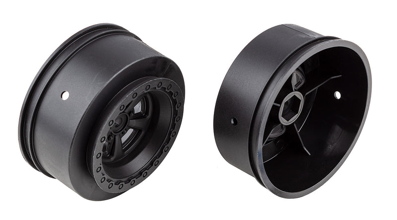 ASS71078 DR10 Drag Rear Wheels, black