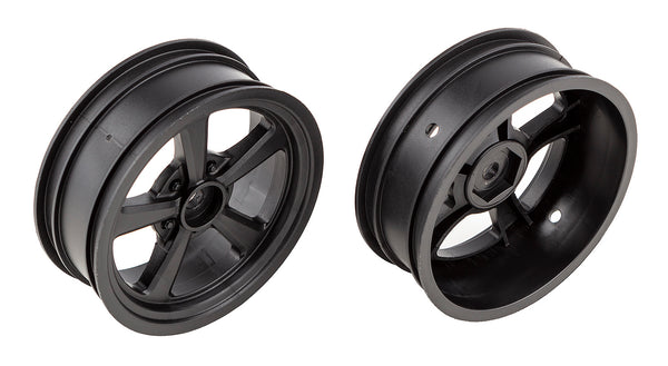 ASS71079 DR10 Drag Front Wheels, black