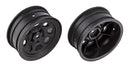 ASS71096 SR10 Front Wheels, black Team Associated