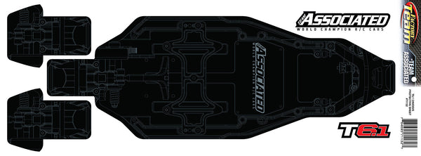 ASS71132 T6.2/T6.1 FT Chassis Protective Sheet, printed