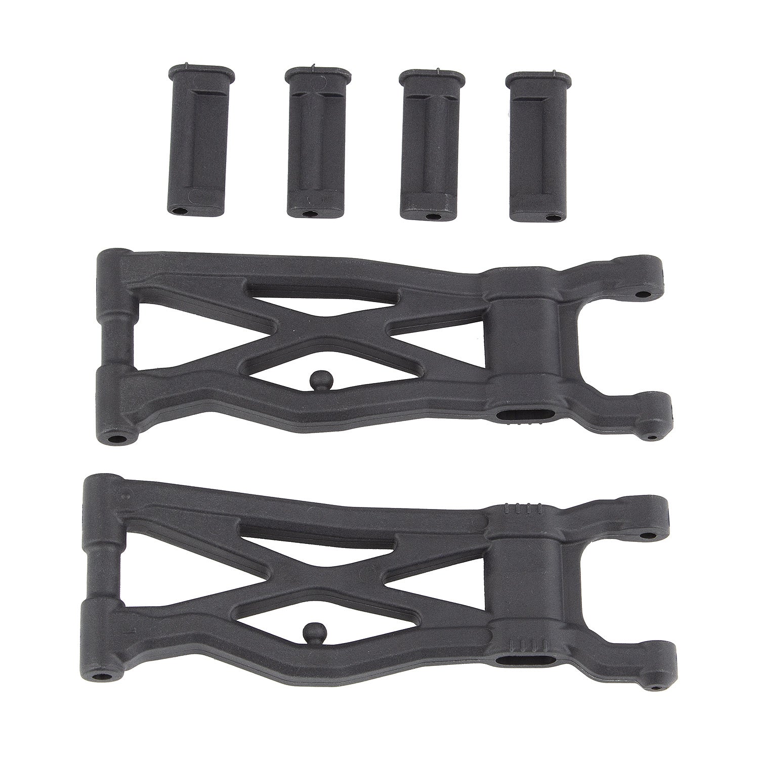 ASS71150 RC10T6.1 FT Rear Suspension Arms, carbon Team Associated