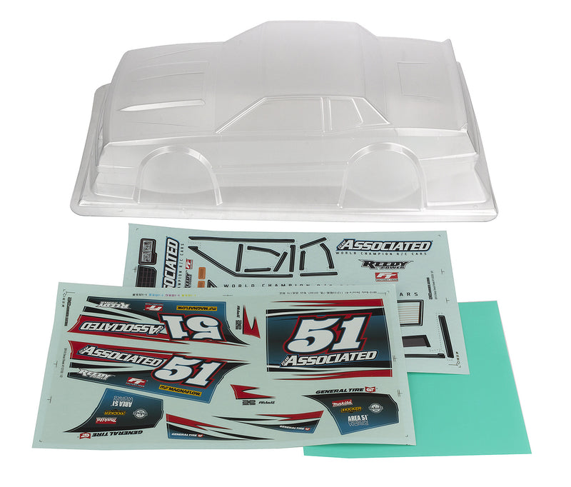 ASS71192 SR10 Street Stock Body, clear