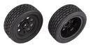 ASS71194 SR10 Front Wheels with Street Stock Tires, mounted Team Associated